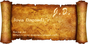 Jova Dagomér névjegykártya